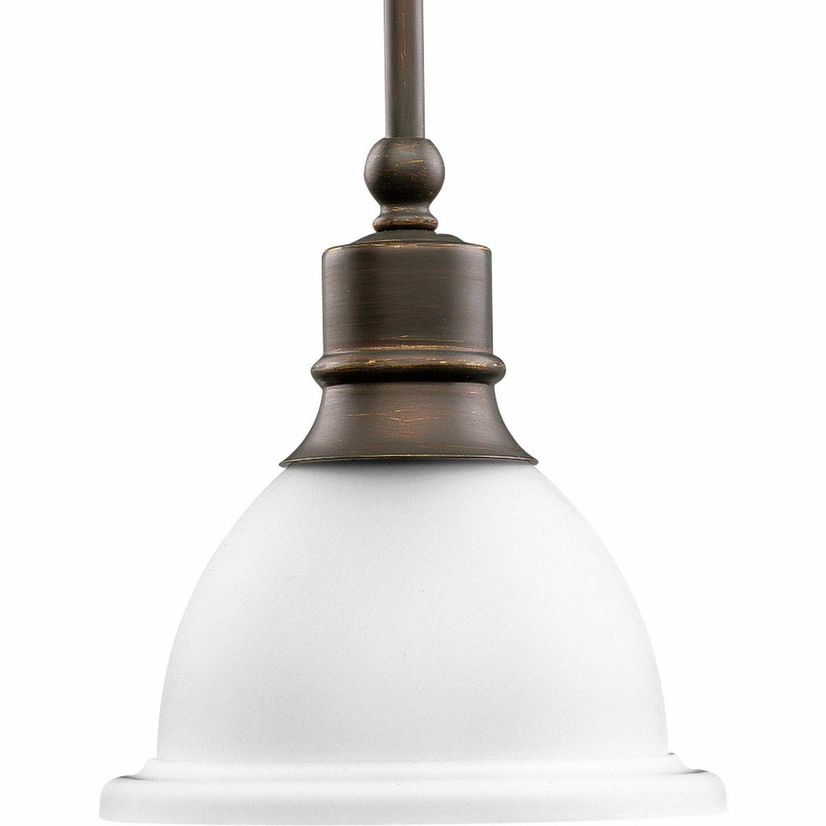 P5078-20 Madison Mini Pendant, (1) A19 Lamp, 120 V AC, Antique Bronze/Painted Housing