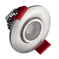 DGD211204KRDWH 2 in Aperture Dimmable Recessed LED Downlight, LED Lamp, 4.8 W Fixture, 120 V AC, Cast Aluminum Housing