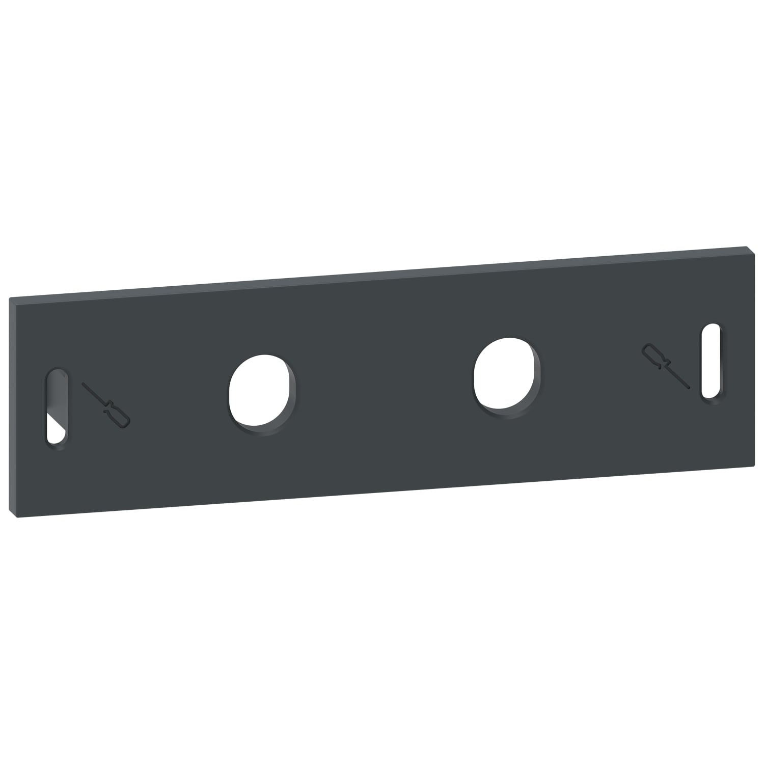 LA9G3704 LA9G Plate Front Protection Cover, 20 mm H x 35 mm W x 110 mm D
