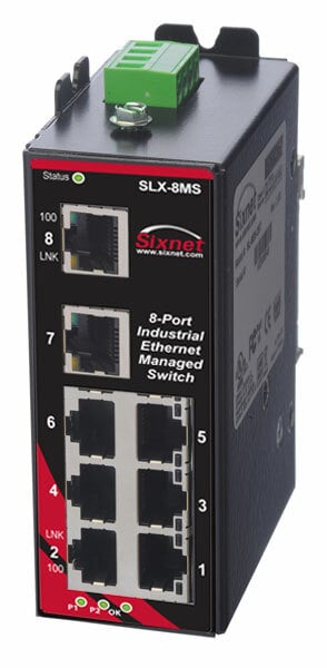 SLX-8MS Managed Industrial Ethernet Switch