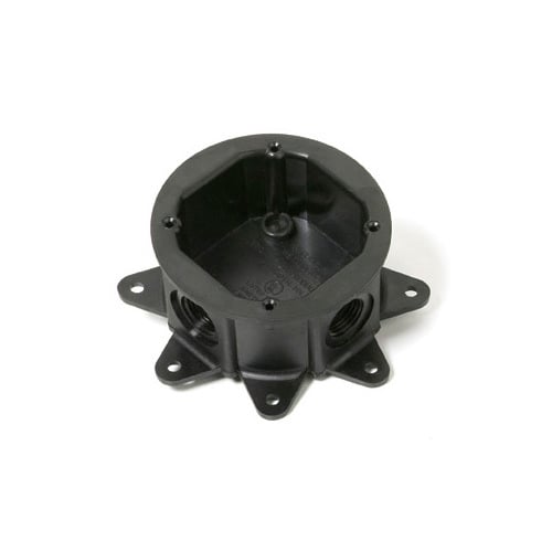 15246 15000 SPIDERBOX Non-Metallic Junction Box, Phenolic Plastic, 12 cu-in Capacity, 2 in H x 5-1/2 in W
