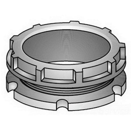 BBL-300 Type BBL Conduit Bushing With Steel Locknut, 3 in Trade, Phenolic