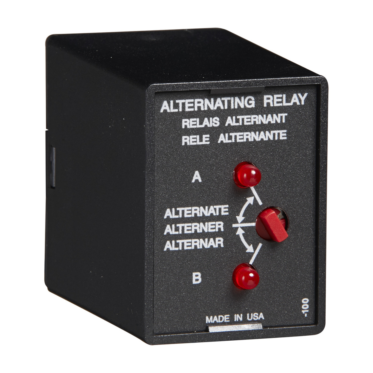 ARP43S Alternating Relay With Rotary Switch, 8 Pin, 2 Form C DPDT Contact, 120 VAC V Coil