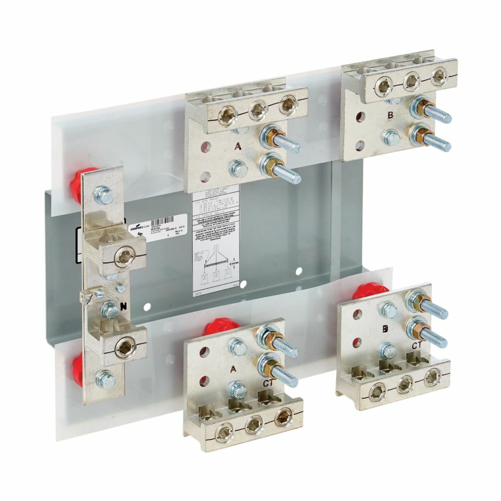 6019 HA Current Transformer Metering, 400 Amp, 11 kAIC, 3 Wire, for use with CT-rated Enclosures