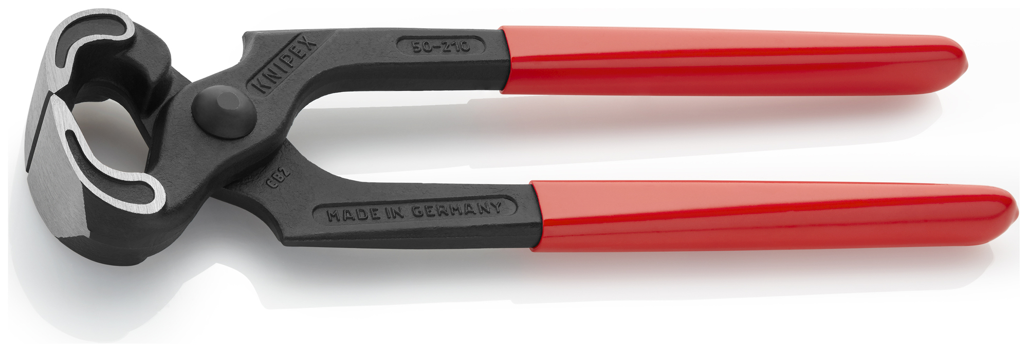 Carpenters' End Cutting Pliers, 8 1/4 in., Plastic Coating, Polished
