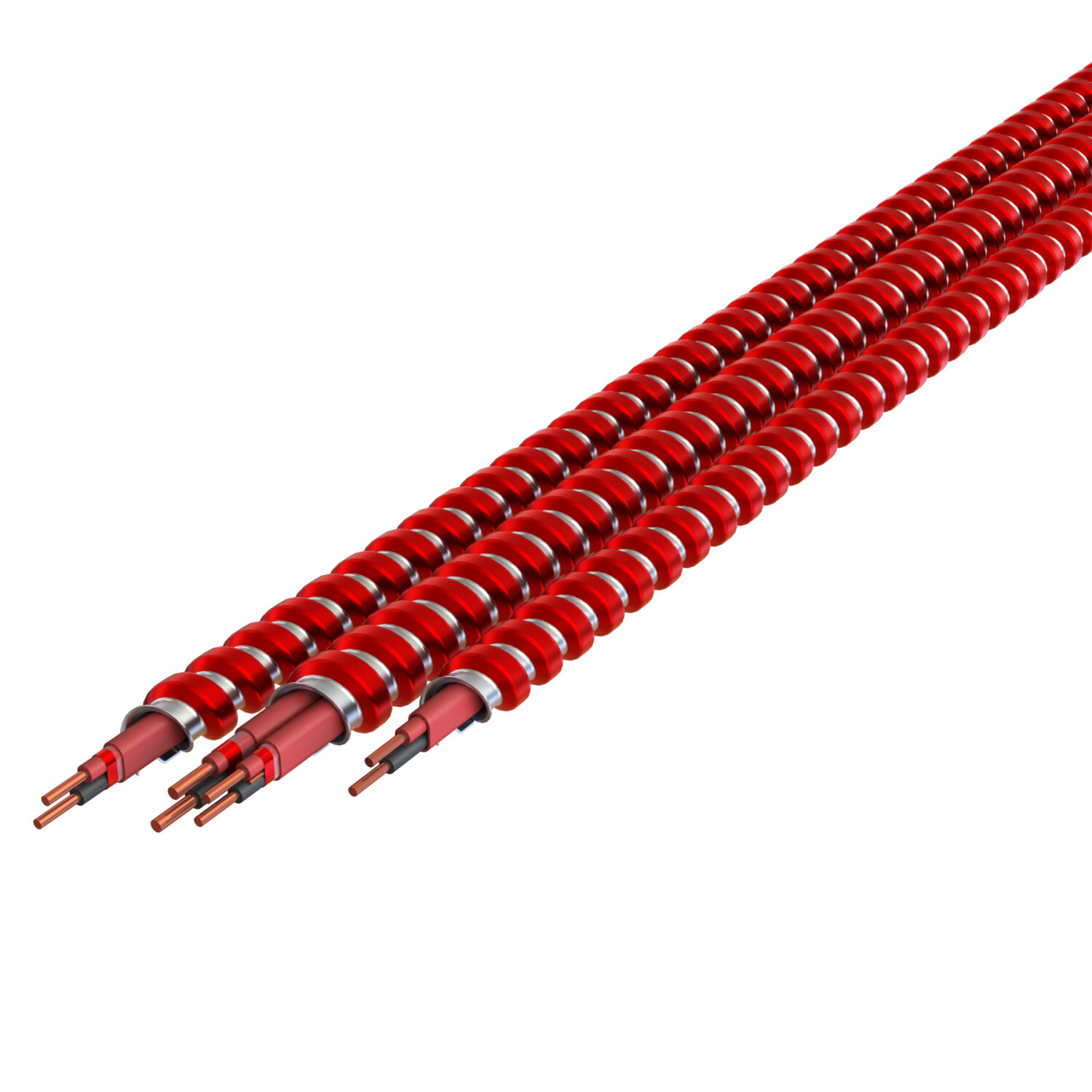 PL34R42-06 Type FPLP Fire Alarm Cable, Coil Packaging, 300 V, (2) Conductors 14 AWG Conductor Solid Copper Conductor, 250 ft L