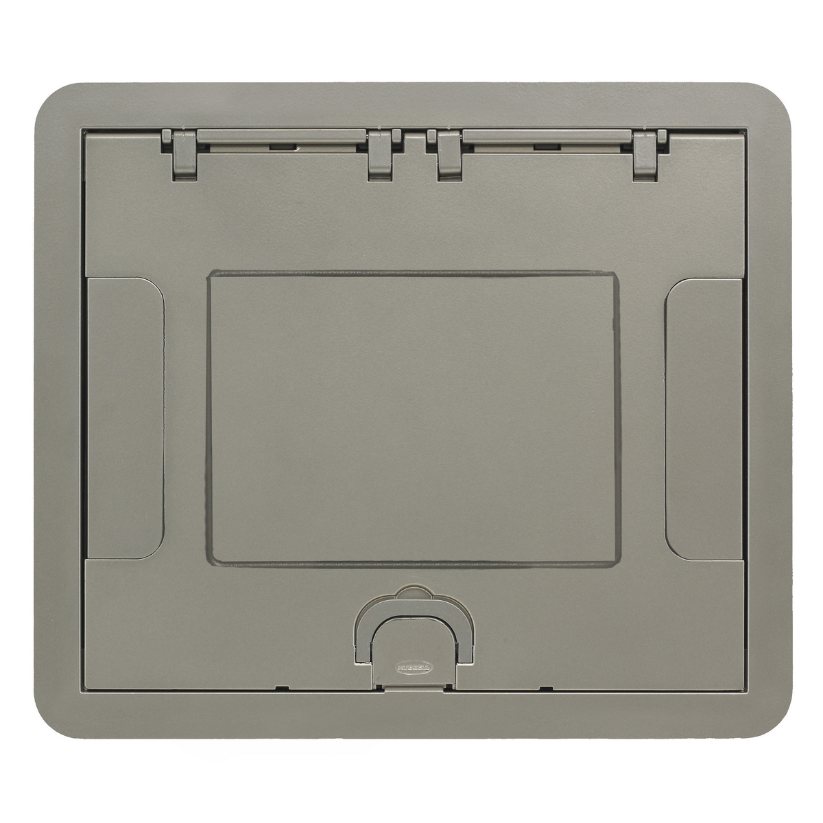 610GCCVRNKC Floor Box Cover, 11-1/2 in L x 10 in W, Cast Aluminum