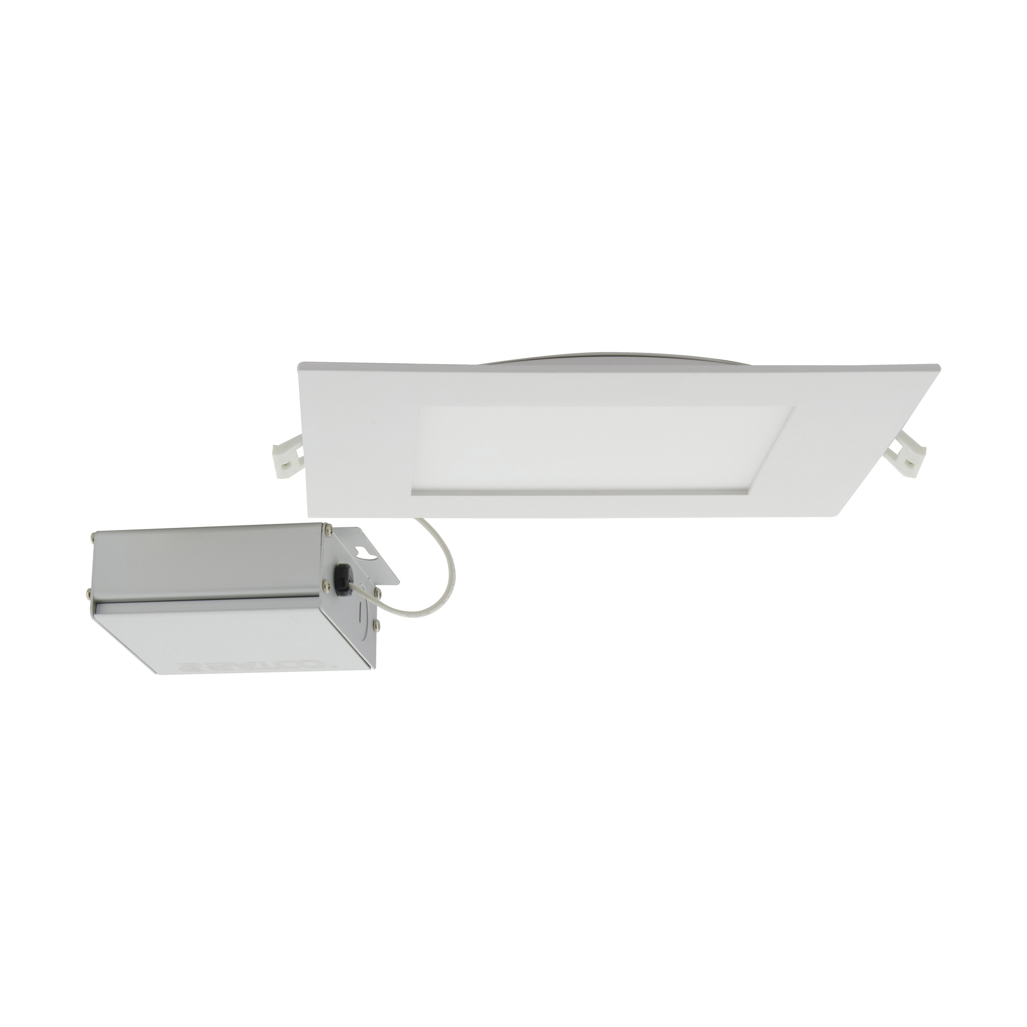 S11831 ColorQuick Contemporary Square LED Downlight, LED Lamp, 24 W Fixture, 120 V AC, Aluminum Housing