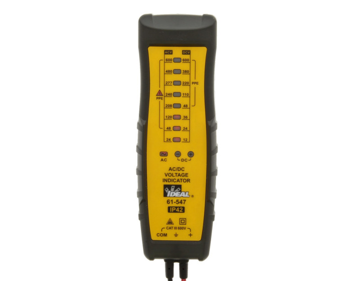 8 Range AC/DC Voltage Indicator with Polarity Indicator