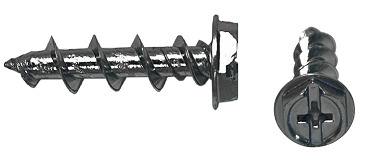 1-1/4" Wall Dog Anchor, Hex Washer Head, Phillips/Slotted, Zinc Plated,Jar