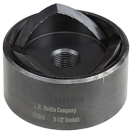 HPS300 Punch Die Set, 3 in Capacity, For Use With Hydraulic Punch Tool, 2-1/2 in Conduit/Pipe, High Speed Steel