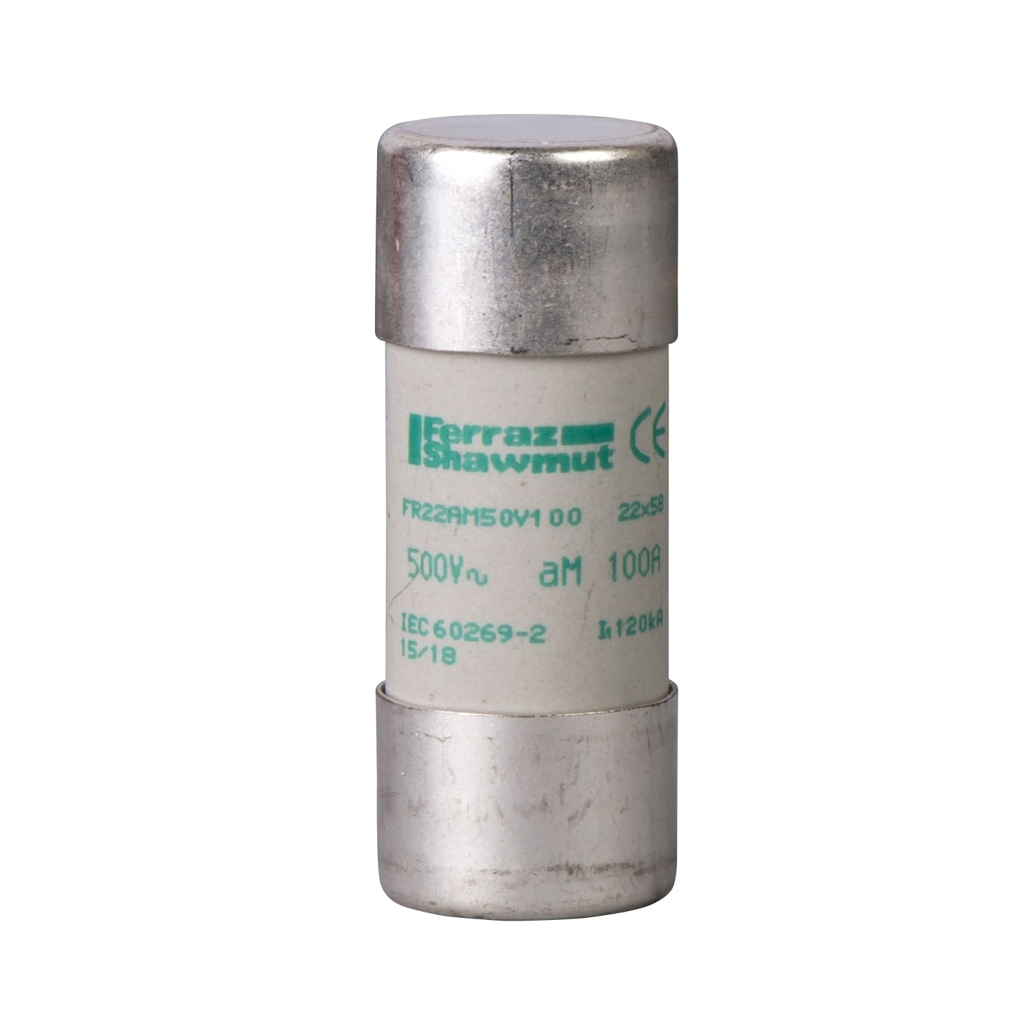 GS TeSys DF2FA125 Type NFC Cartridge Fuse, 125 A, 400 V AC, Class: aM, Cylindrical Body
