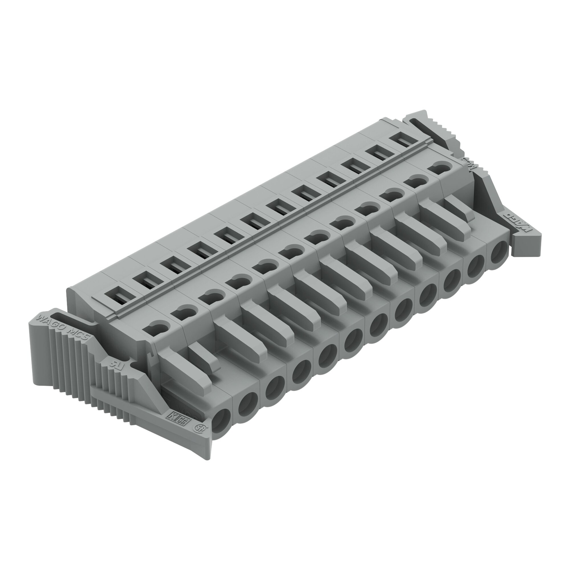 231-112/037-000 Operating Tool 1-Conductor Female Connector, 630 V, 16 A, 28 to 12 AWG Wire, 12 Poles