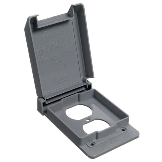 E98GDRN-CAR Carlon Non-Metallic Weatherproof Box Cover, 4-3/4 in L x 3 in W, Polycarbonate