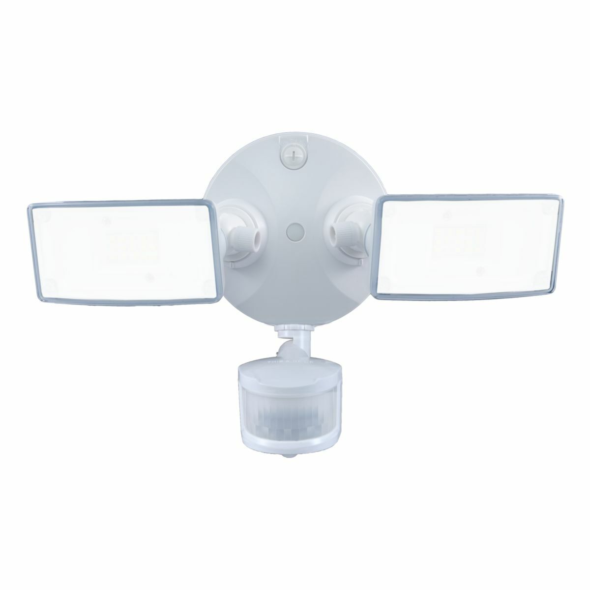 TGS2S402MSRW Security Flood Light with Motion Sensor, Twin Head, White