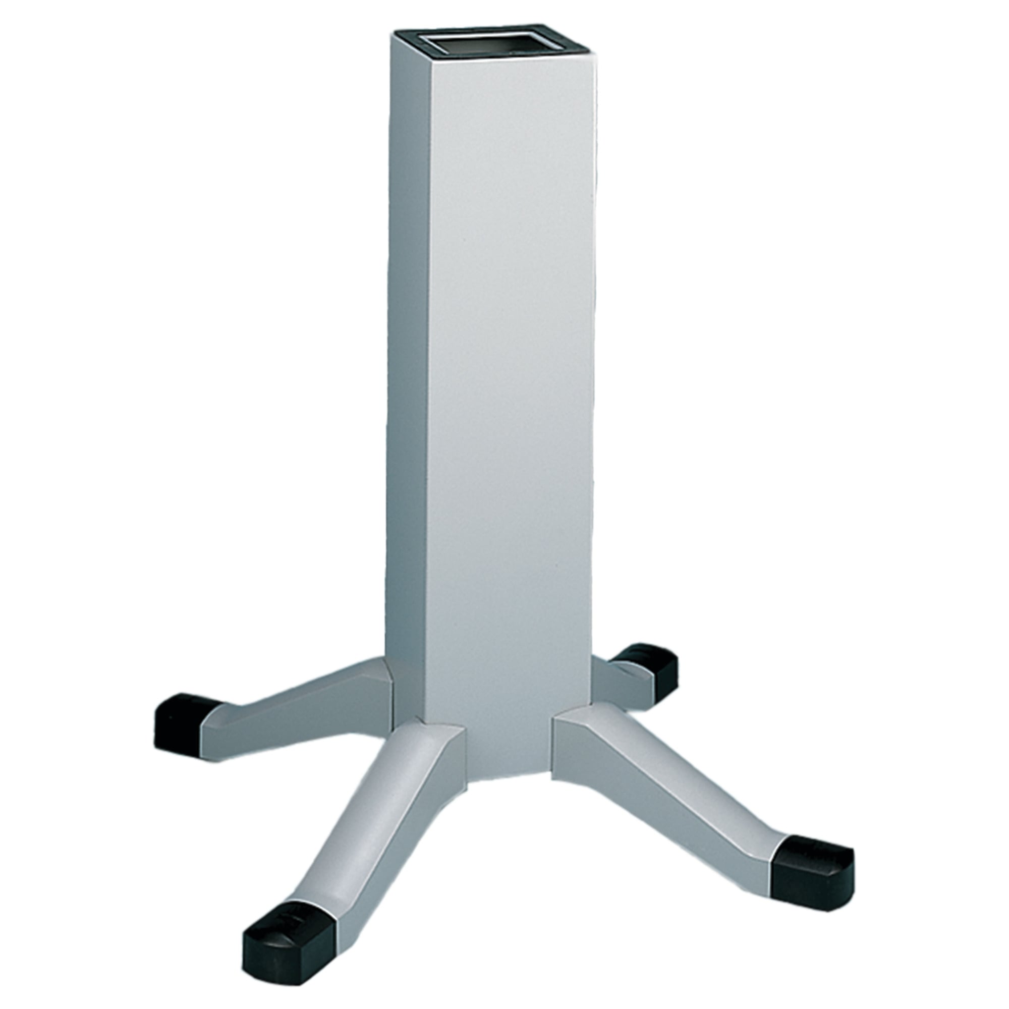 AP26L44 P1 Enclosure Pedestal With Leg, 26 in L x 4 in W x 4 in D, For Use With CONCEPT and INLINE 4 x 4 in Pedestal HMI Enclosures and ProLine 8 x 8 in Pedestal Sloped Front Enclosures, Steel, Medium Gray