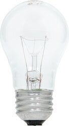 40A15/CL/APPL/2/12/BL-120V/10066 Standard Incandescent Lamp, 40 W, E26 Lamp Base, A15 Shape, 430 Lumens