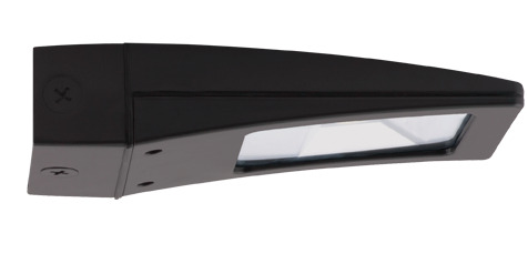 WPLED10N Standard Wallpack, LED Lamp, 12 W Fixture, 120/208/240/277 VAC, Bronze Housing