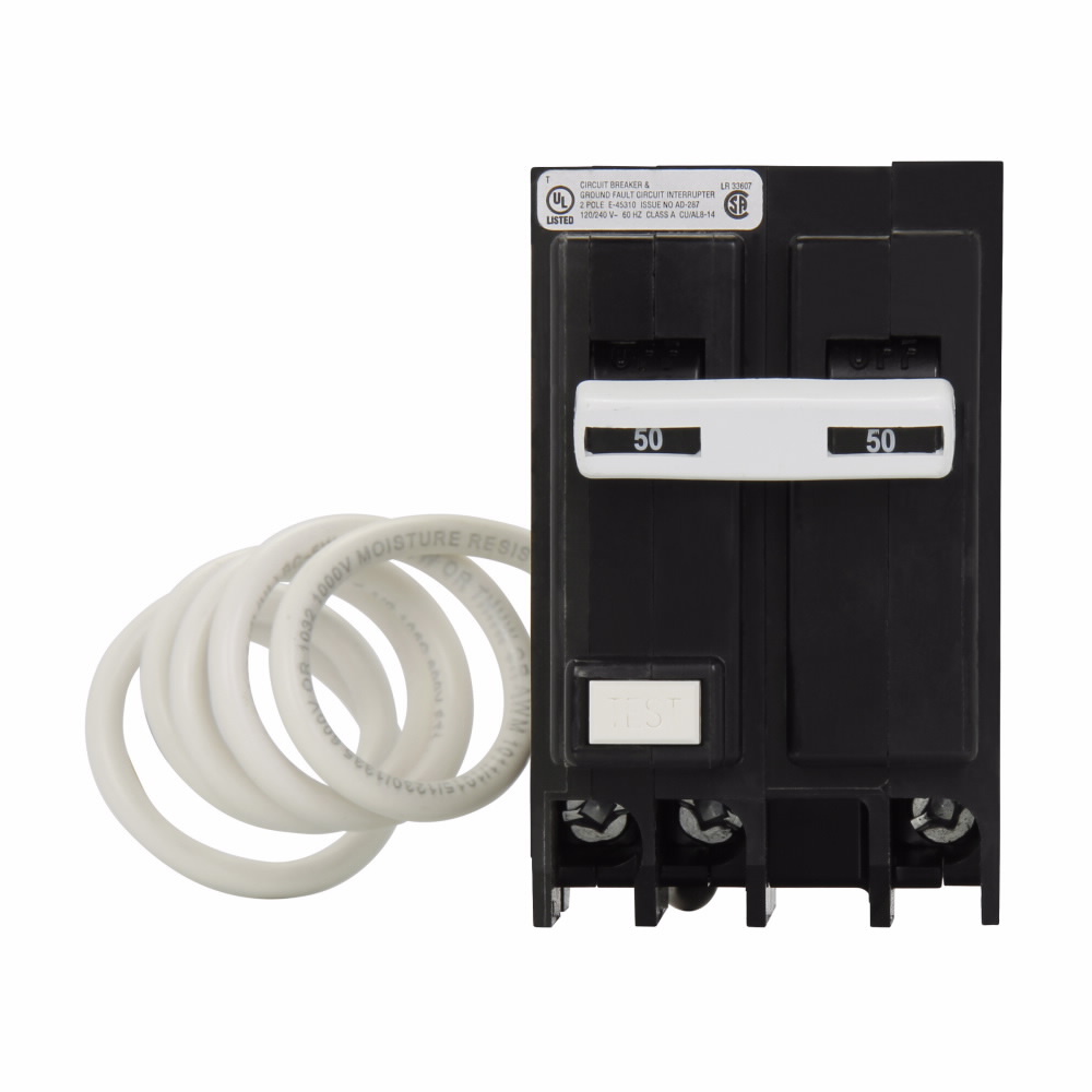 GFTCB250 Miniature Circuit Breaker, 50 Amp, 2 Pole, 120/240V