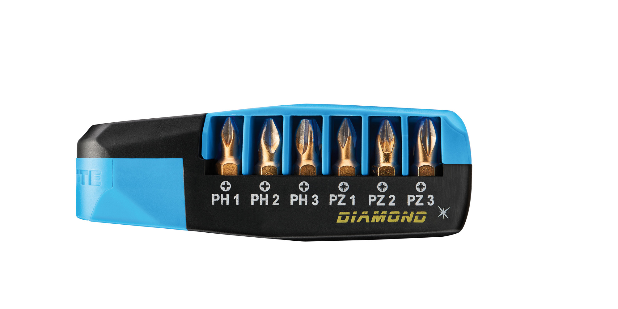 WITTE RATCHDRIVE Diamond 6 Pc Set 3 Phillips, 3 PZ, 3 1/2 in.