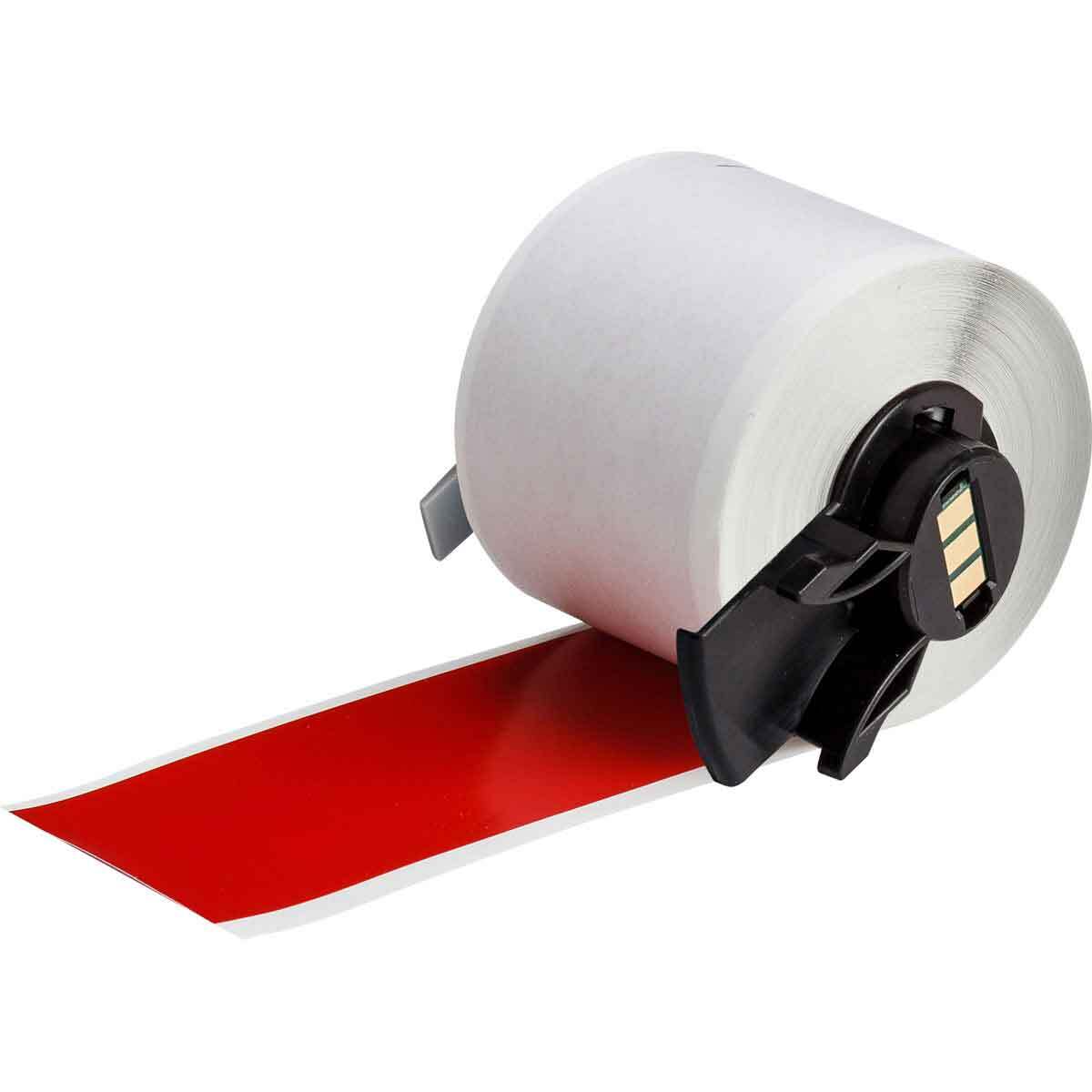 M6C-1900-439-RD Multi-Purpose Label Tape, 50 ft L x 1.9 in W, Vinyl