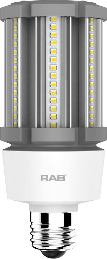 HID-18-E26-850-BYP-PT Type B Universal HID LED Replacement Lamp, 18 W, E26 Lamp, Post Shape, 2600 Lumens