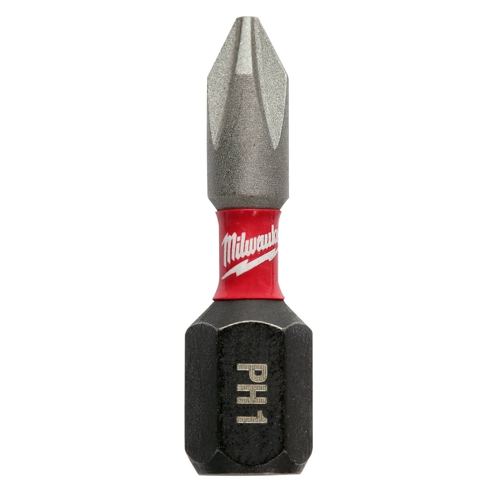 48-32-4411 Shockwave Impact Duty Impact Insert Bit, #1 Phillips Point, 1 in OAL, 1/4 in, Alloy Steel
