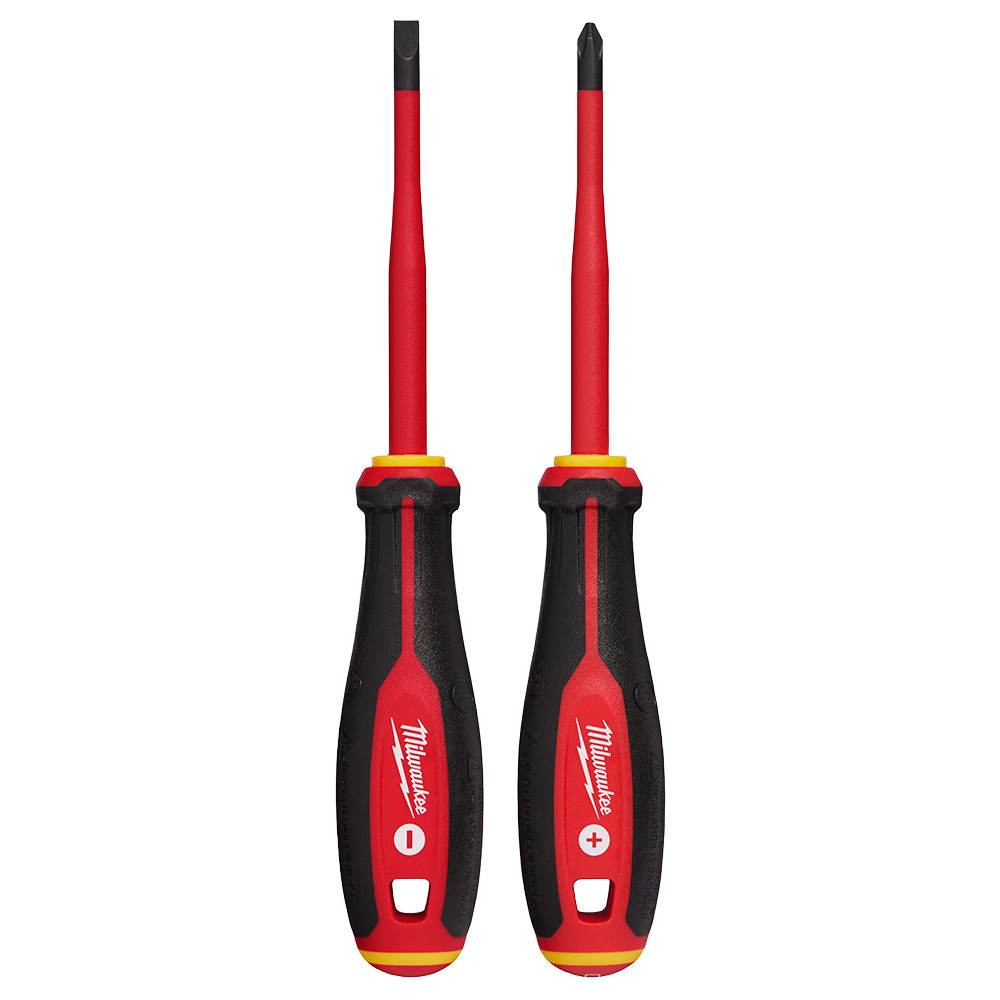 48-22-2207 Screwdriver Set, 2 Pieces, Thermoplastic/Metal/Polypropylene