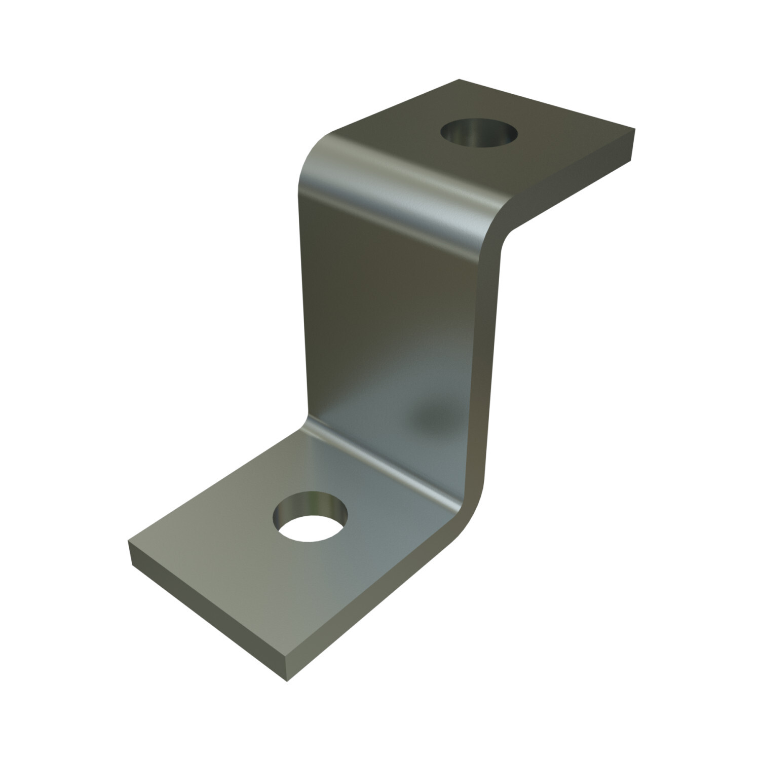 P5545-EG Channel Z-Shaped Fitting, 2 Holes, 3-3/4 in L x 1-5/8 in W, For Use With P5500 Channel, HRPO Steel