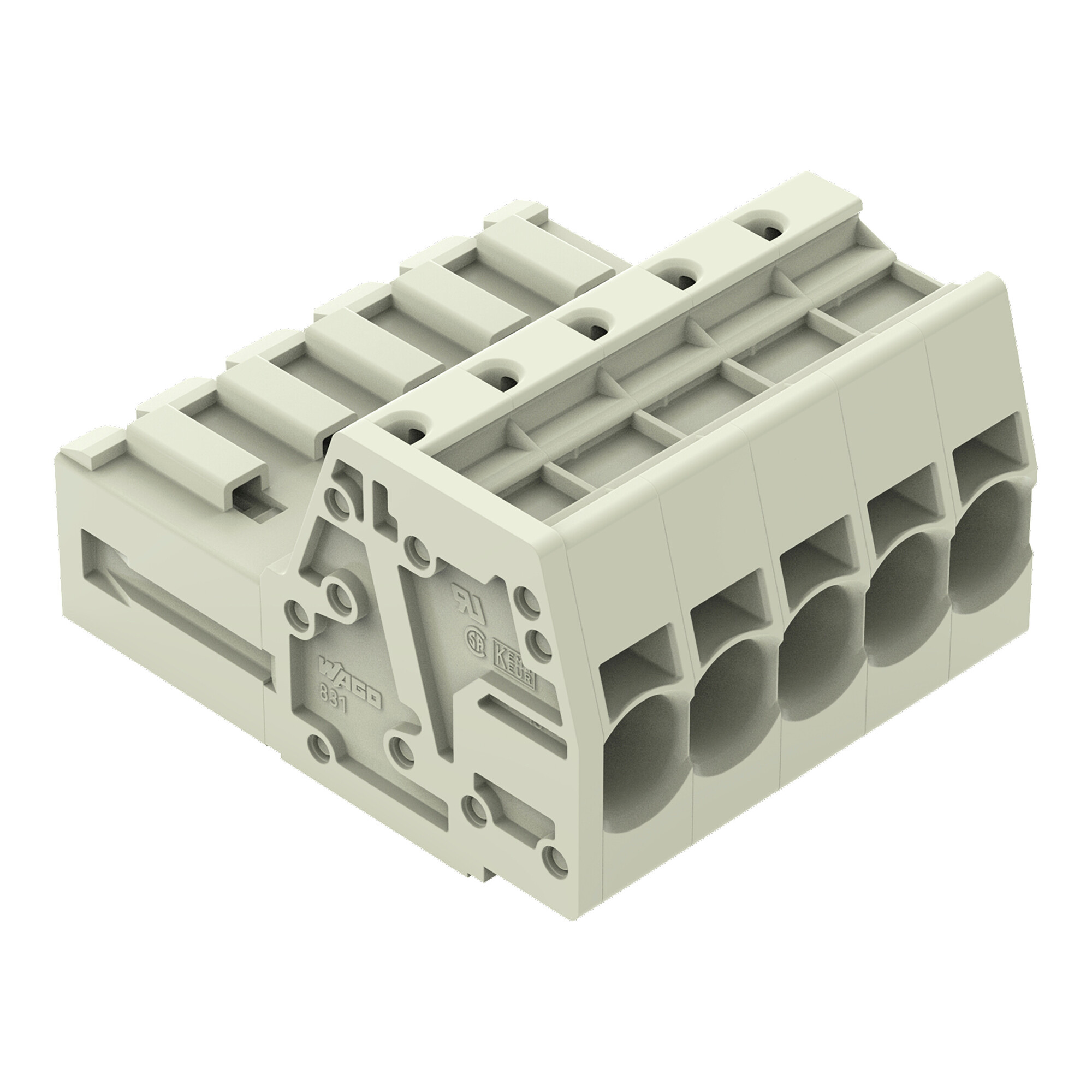 831-3205 Operating Tool 1-Conductor Male Connector, 1 kV, 41 A, 20 to 8 AWG Wire, 5 Poles