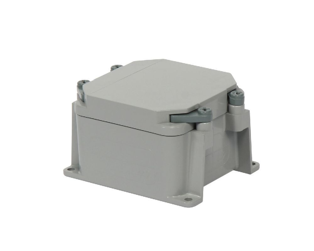 277000 Scepter Conduit Junction Box, 4 x 4 x 2 in, 25.55 cu-in Capacity, For Use With Rigid Non Metallic Conduit System, PVC