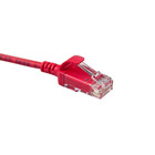 High Flex HD6 1G Patch Cord, Color Red, 15 Ft Long