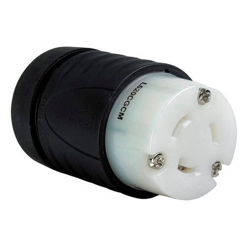 L620CGCM Heavy Duty Ground Continuity Monitoring (GCM) Connector, Black and White