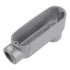 3/4 inch Set Screw Die Cast Aluminum Conduit Body with Back-Opening. For Use with EMT Conduit.