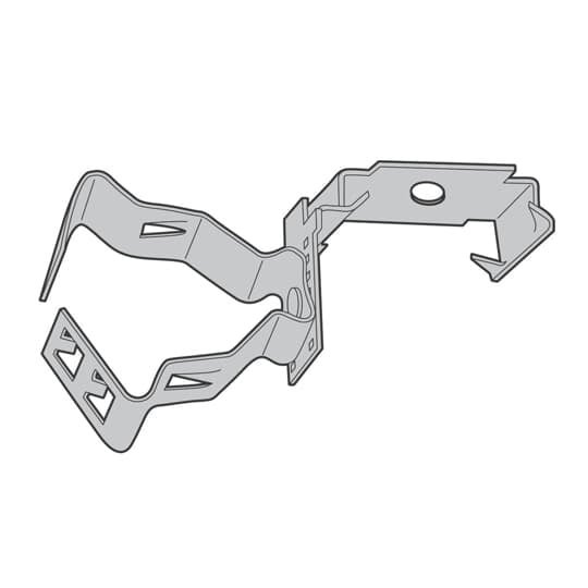 SSF-SF-C1 Steel City Conduit-to-Metal Stud Conduit Support Clip, 1 in Conduit, Steel