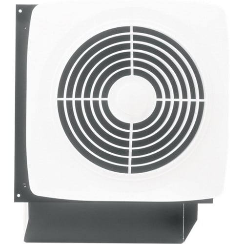 509 Direct Discharge Through Wall Utility Ventilation Fan, 180 cfm, 8-3/8 in Dia Duct, 120 V AC, 1.5 A, Import