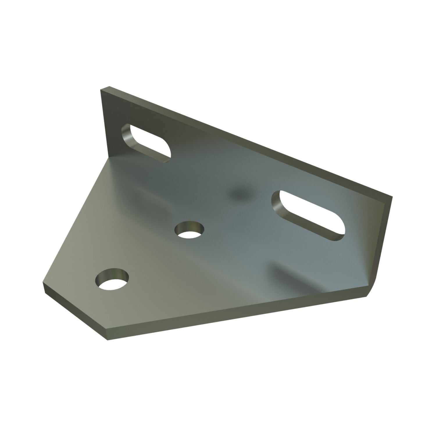 P1130-EG 90 deg Angle Fitting, 2 Holes, 1-5/8 in W x 1/4 in THK, HRPO Steel