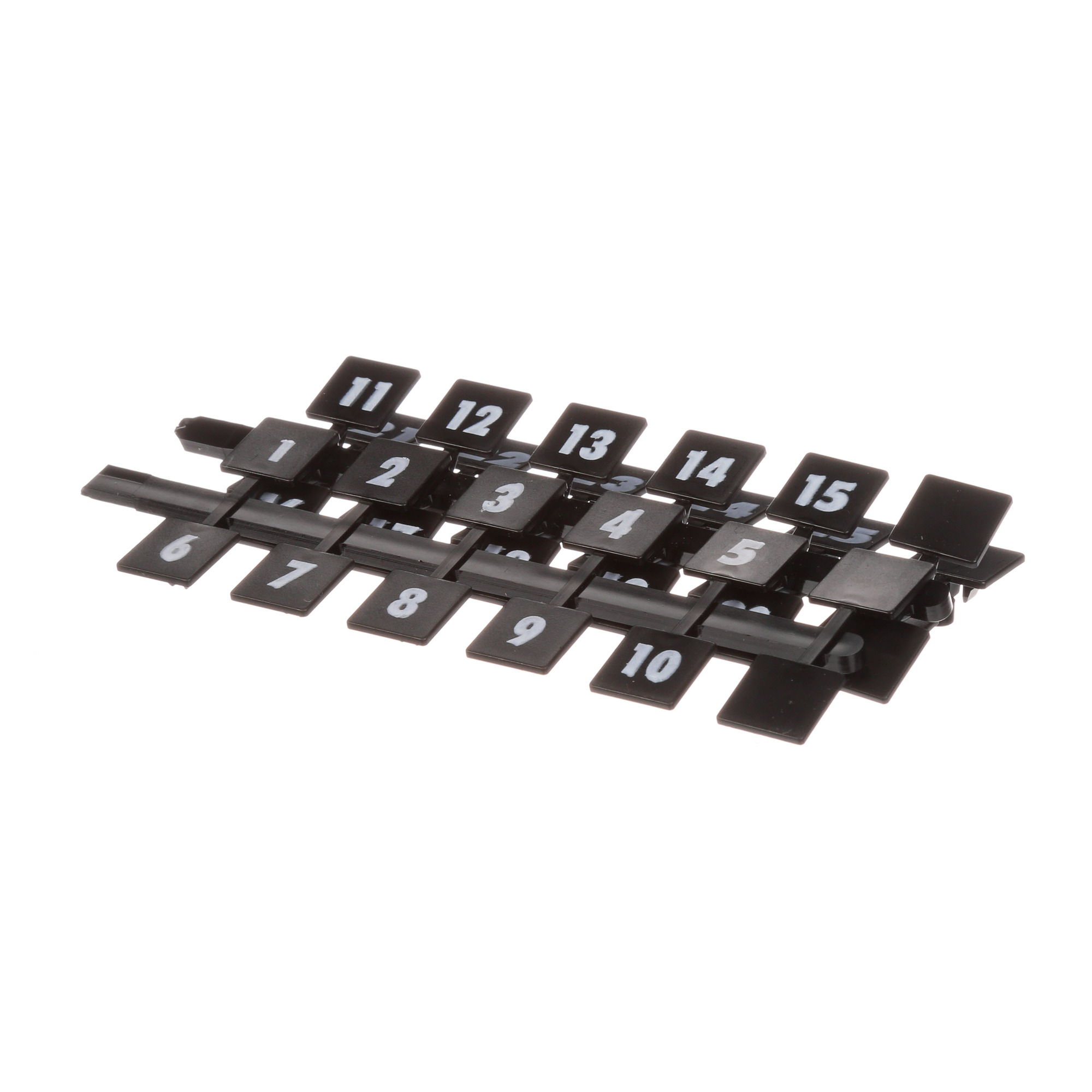 NBK2 Press-In Number Kit, 1 to 30 Numbers, 30-Circuit, For Use With Panelboard, Plastic