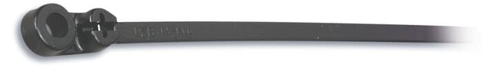 TY37MX Ty-Rap Integrated Mounting Hole Cable Tie, 14 in L x 0.3 in W x 0.08 in THK, Nylon/Polyamide 6.6