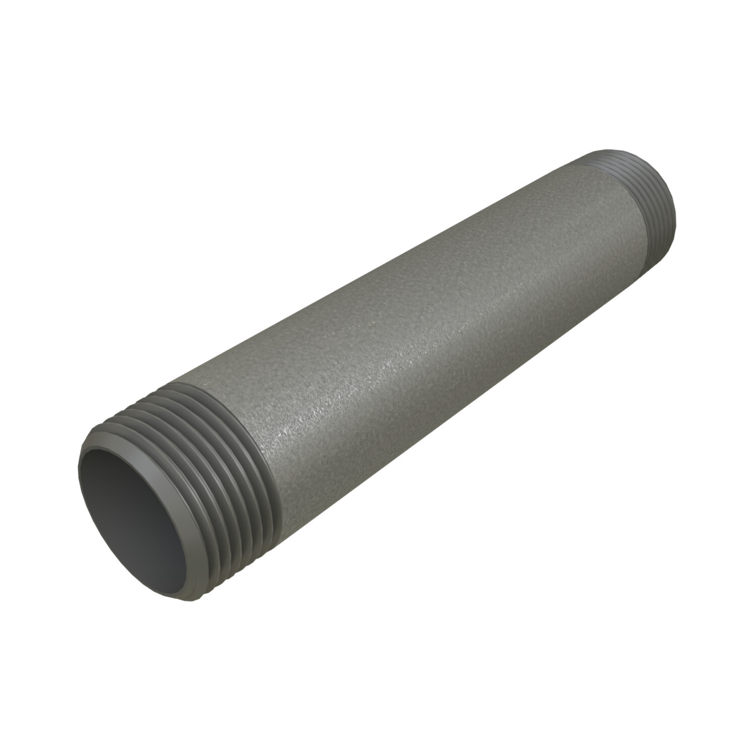 876690 Rigid Conduit Nipple, 2 in, Steel, Galvanized