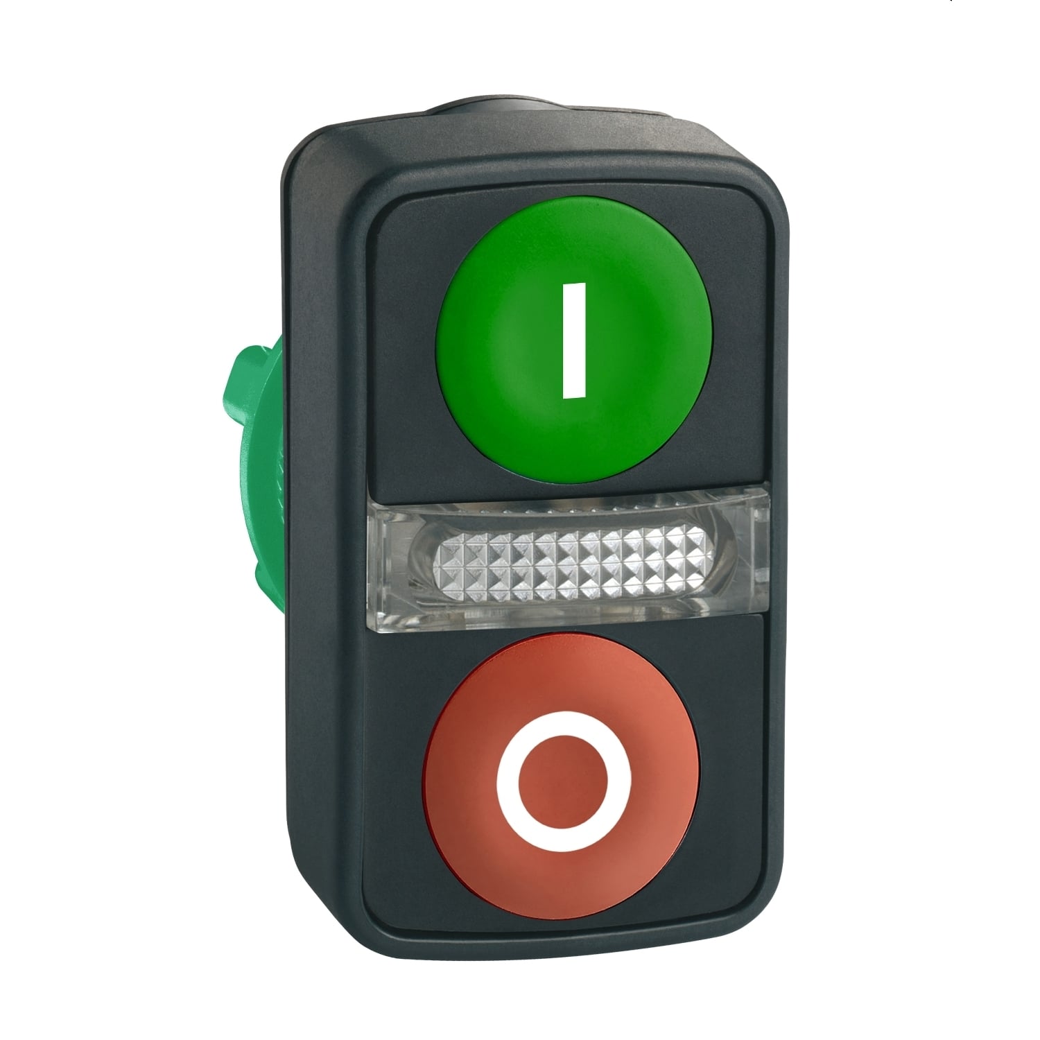 ZB5AW7A3741 Harmony Double Head Illuminated Pushbutton Operator, 22 mm, Green/Red