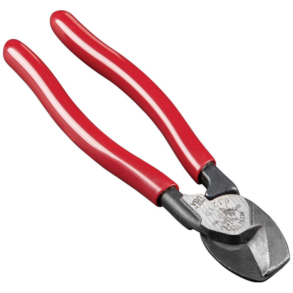 63215 Compact High Leverage Cable Cutter, 6.6 in OAL, For Wire THK 1/0, Steel Jaw
