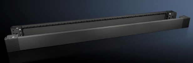 8620008 Front/Rear Base/Plinth Corner Piece With Base/Plinth Trim Panel, 100 mm H, For Use With VX, TS, TS IT, SE, PC, IW, TP, CM and TE Series 1600 mm W Base/Plinth Enclosure, Carbon Steel, Jet Black