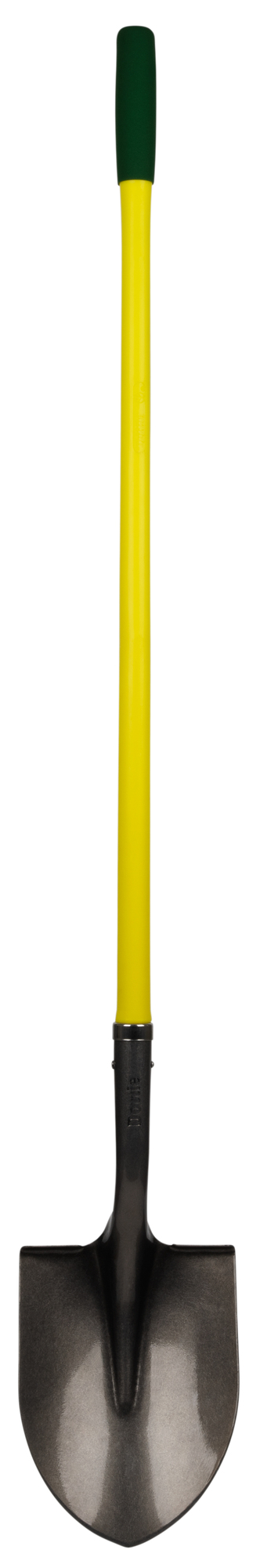 SHR Professional Grade Standard Shovel, #2 W, Round Point Blade Point, 48 in L Handle