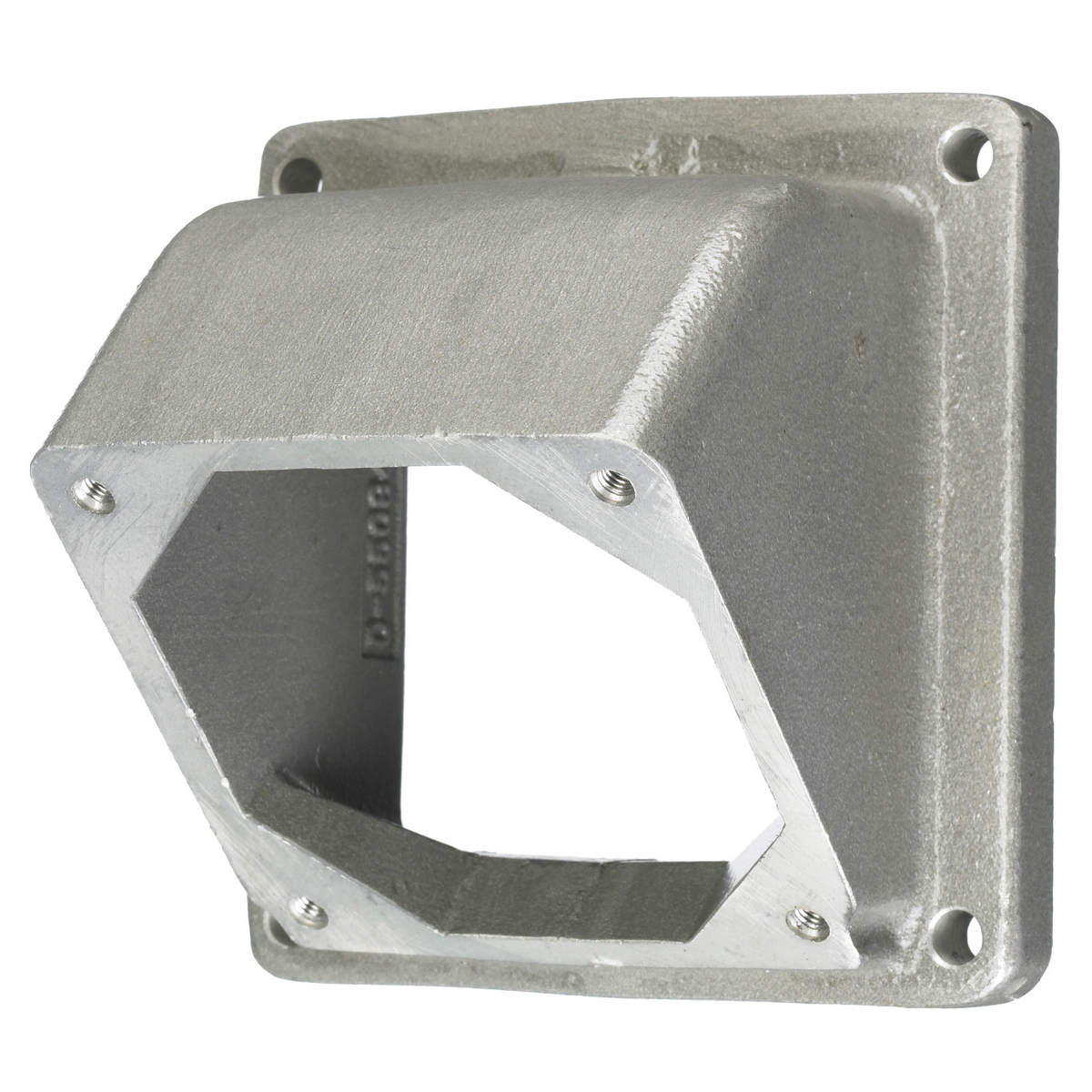 HBL26404 Screw Mount Angle Adapter Plate, For Use With 60 A Hubbellock, 1-Outlet, Screw Mount, Cast Aluminum, Gray