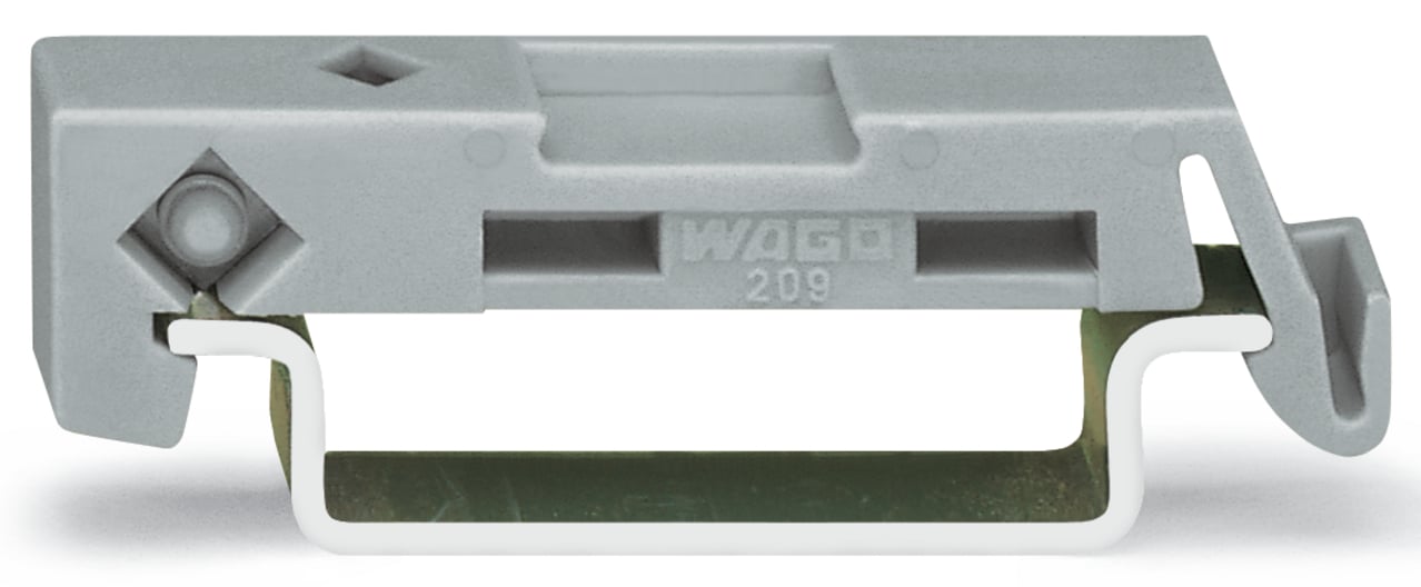 209-137 Mounting Adapter, For Use With Male and Female Connectors, 0.045 MJ Fire Load, Polyamide 6.6, Gray