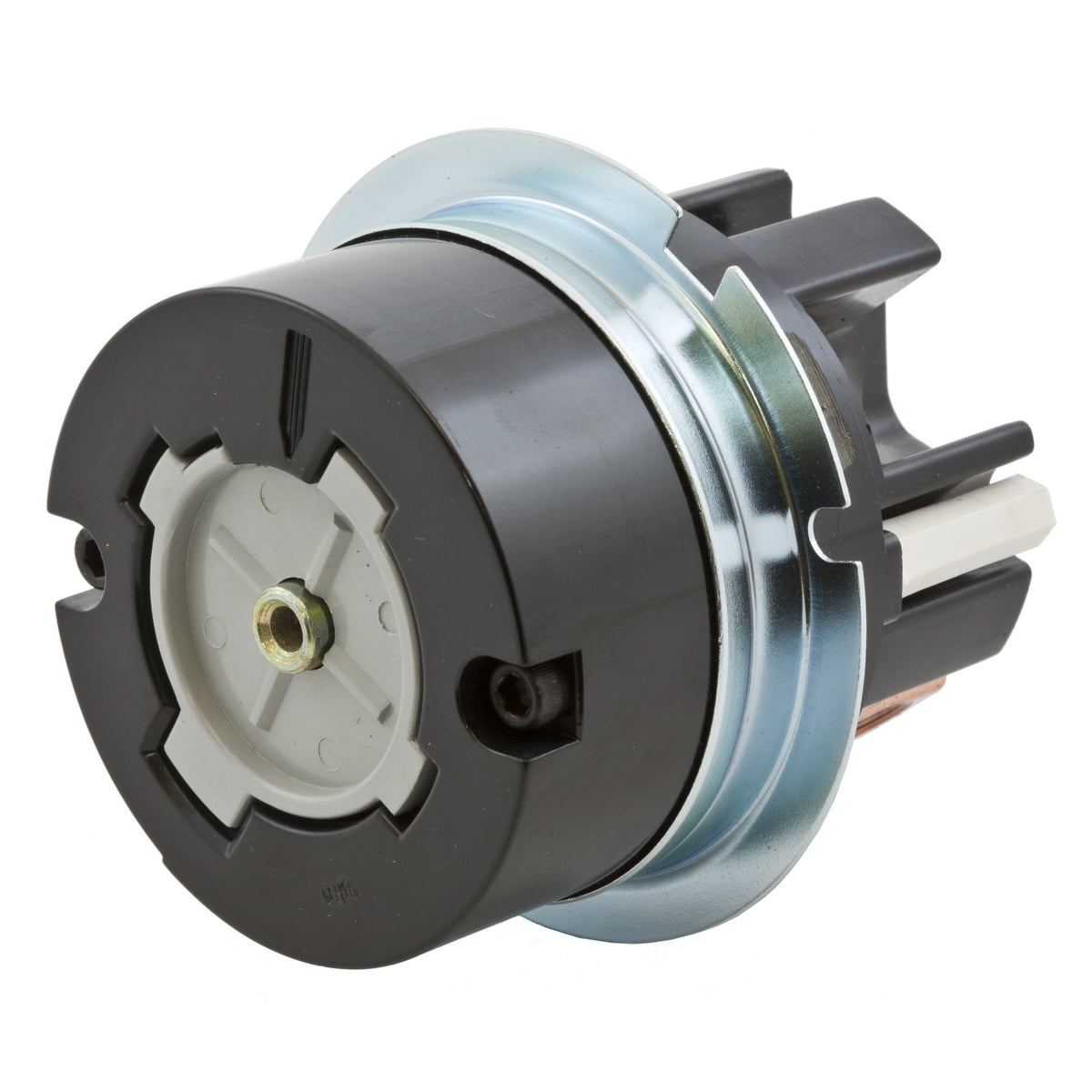 IN16494 Replacement Standard Receptacle Interior, For Use With Hubbellock HBL25603, HBL25606, HBL25626 Mobile X-Ray Receptacle, 3-Pole 4-Wire Grounding, 600 V AC, 60 A, Screw Terminal, 10 to 8 AWG, Cord Mount, -40 to 75 deg C, Black