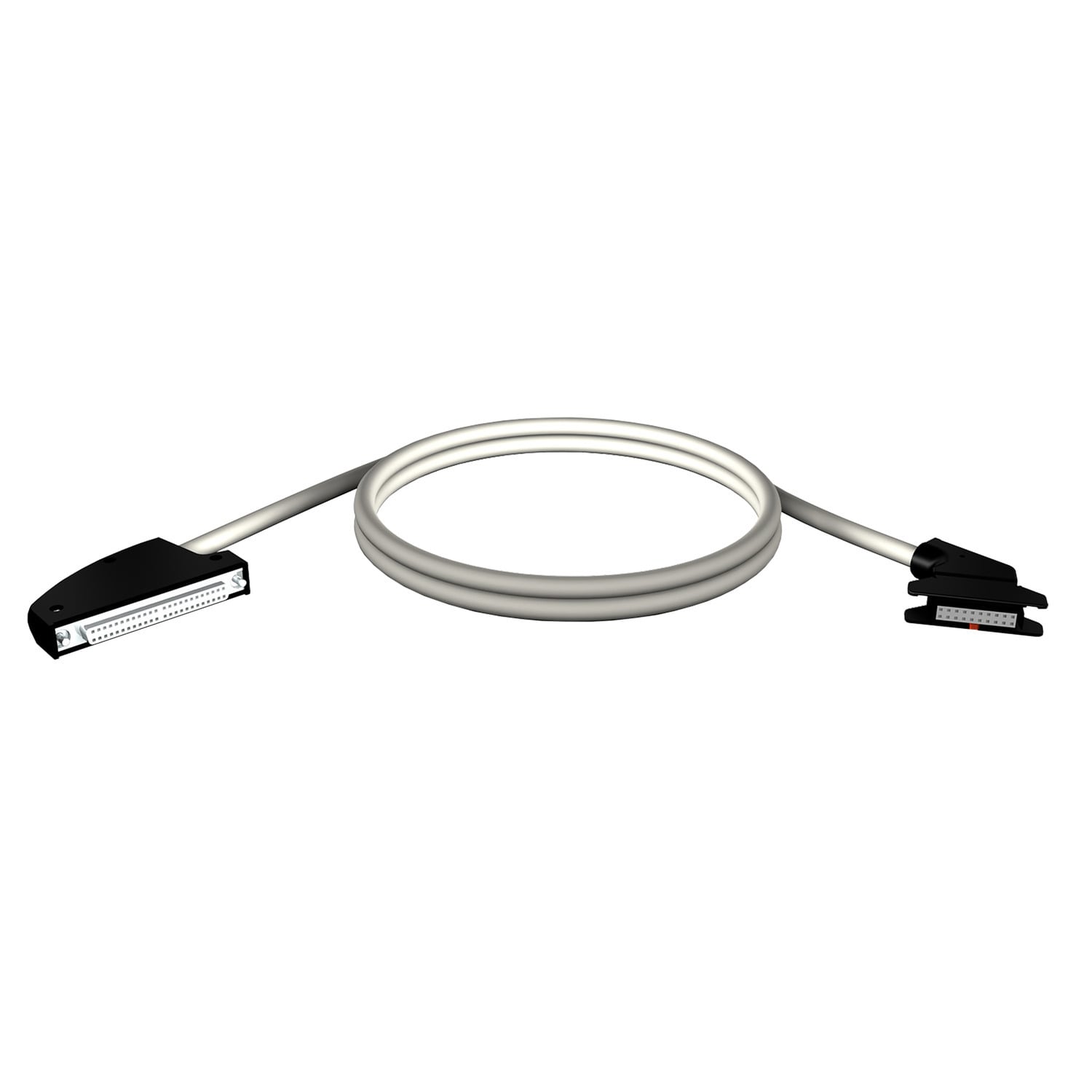 BMXFCC201 Modicon Preformed Cordset, 2 m L Cable, For Use With M340 I/O Module and Telefast Advantys ABE7 Sub-Bases