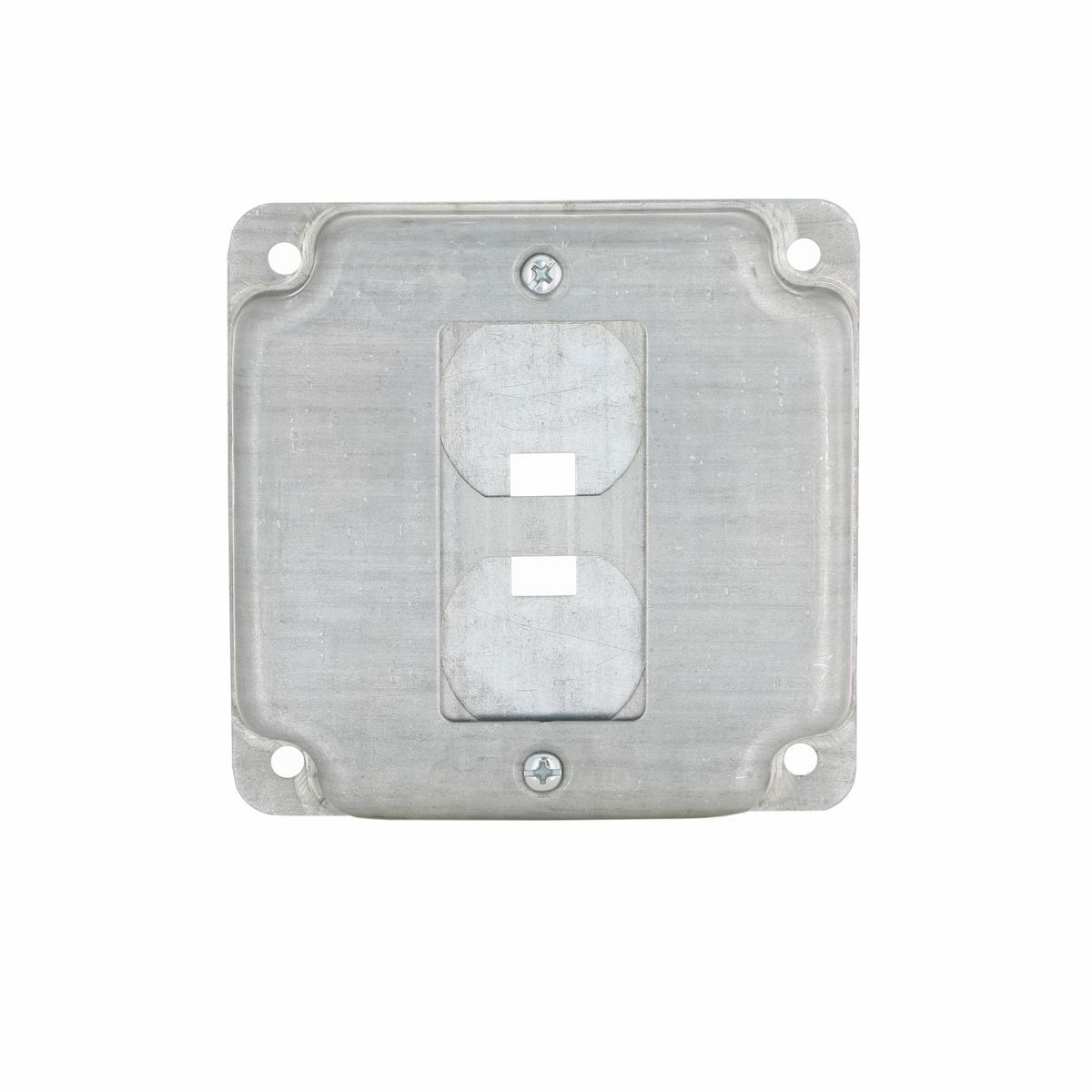 808U 3-in-1 Square Universal Exposed Work Cover, 4.19 in L x 4.19 in W x 1/2 in D, Steel