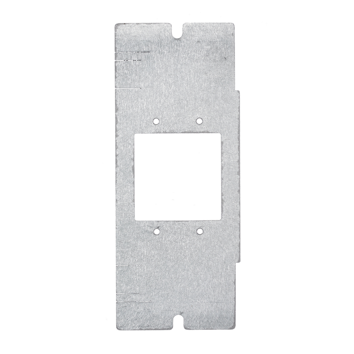 FBMPMAAP Mounting Plate With (2) Extron MAAP Opening, 2/4/6 Gangs, Galvanized Stamped Steel